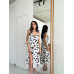 Модний стильний літній повсякденний дрес із жатої льону оливкового кольору для жінок 42-46 likes-223242