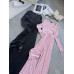 Костюм жіночий для прогулянок, велюровий комплект з широкими штанами, графіт 46-48 арт. 841029 Костюм жіночий для прогулянок, велюровий комплект з широкими штанами, графіт 46-48 арт. 841029