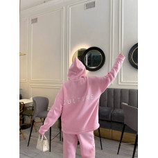 Костюм жіночий з накатом, теплий набір на флісі для повсякденного носіння, барбі 42-46 арт. 581294 Костюм жіночий з накатом, теплий набір на флісі для повсякденного носіння, барбі 42-46 арт. 581294