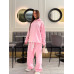 Жіночий костюм для прогулянок, теплий набір на флісі, шоколад 48-50 арт. 815249 Жіночий костюм для прогулянок, теплий набір на флісі, шоколад 48-50 арт. 815249