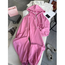 Спортивний костюм для повсякденного носіння, комплект з капюшоном, рожевий 42-44 арт. 581294 Спортивний костюм для повсякденного носіння, комплект з капюшоном, рожевий 42-44 арт. 581294